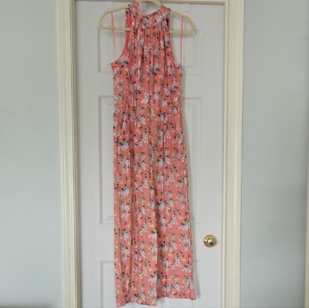 J. Crew x Liberty Cotton Halter Jumpsuit Size 8